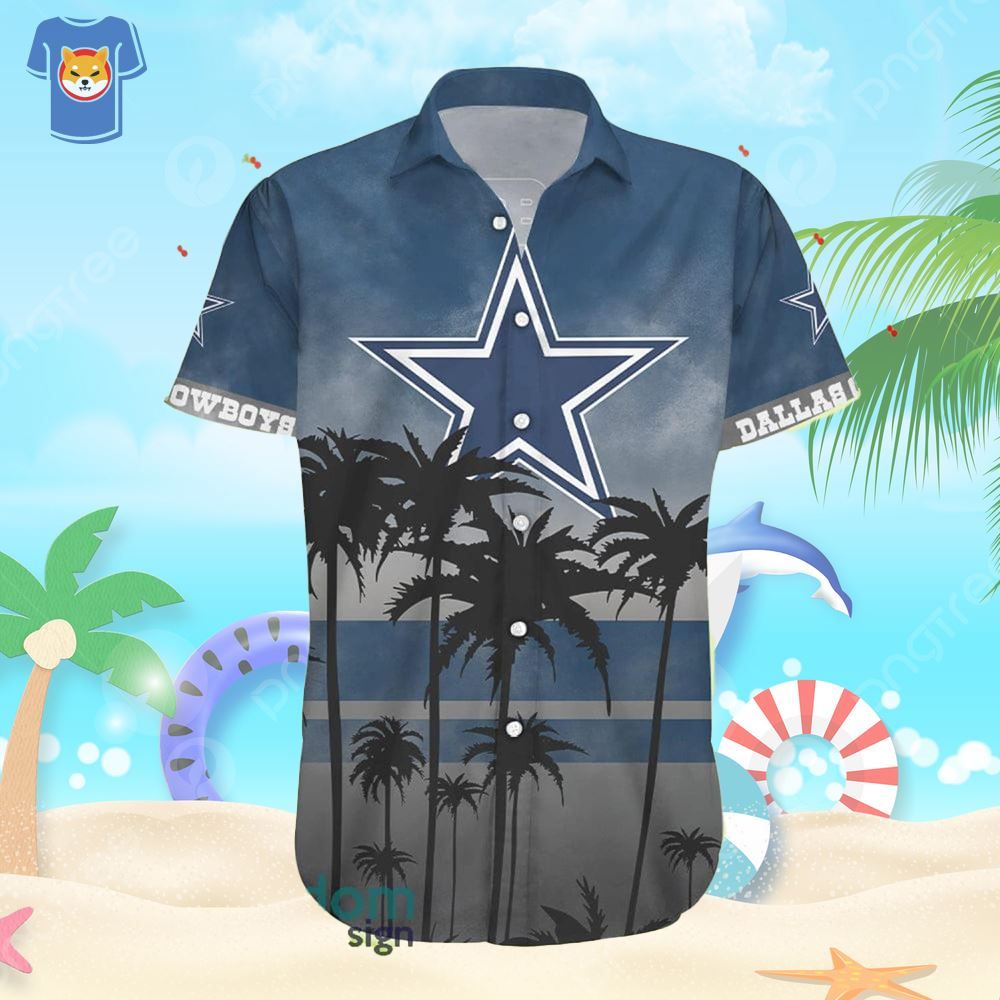 NFL Dallas Cowboys Coconut Pattern Aloha Beach Gift Hawaiian Shirt For Men And Women