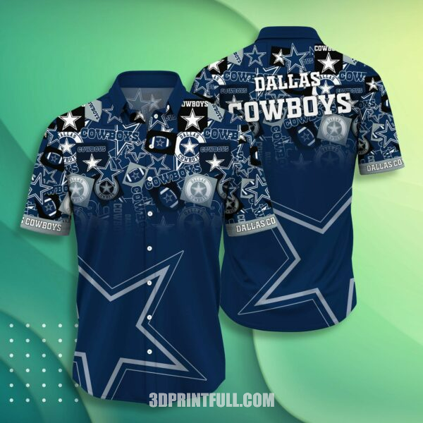 NFL Dallas Cowboys Hawaiian Shirt Short Style Hot Trending Summer 02