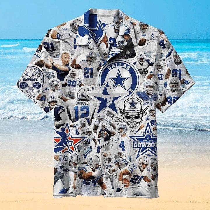 Nfl Dallas Cowboys Legends Trendy Hawaiian Shirt Aloha Shirt