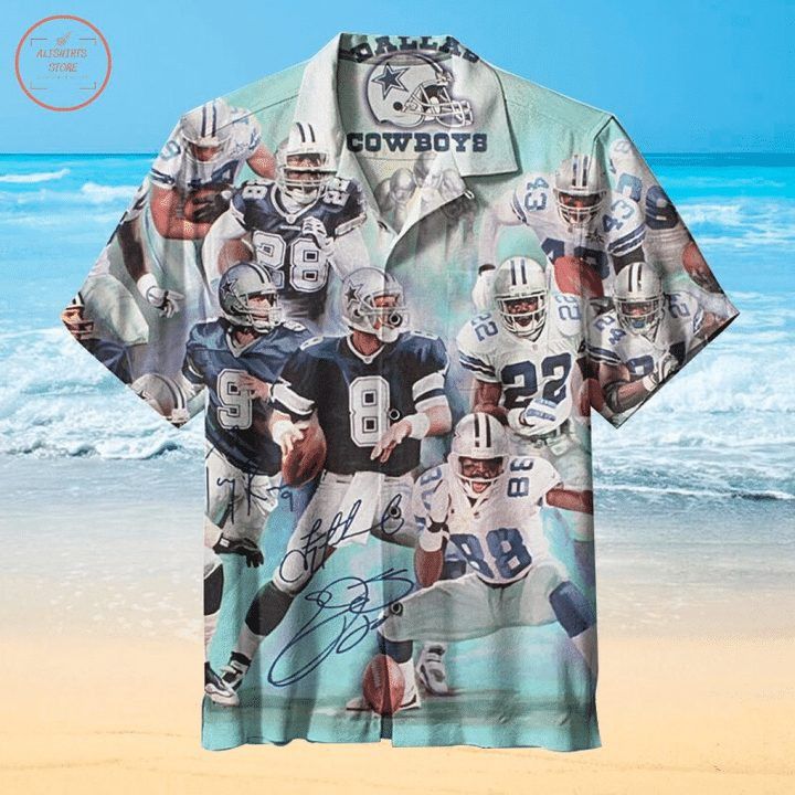 Nfl Dallas Cowboys Legends Trendy Hawaiian Shirt V2 Aloha Shirt