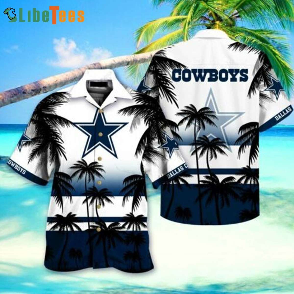 NFL Dallas Cowboys Team Tropical Hawaiian Shirt Perfect Gifts For Your Loved Ones
