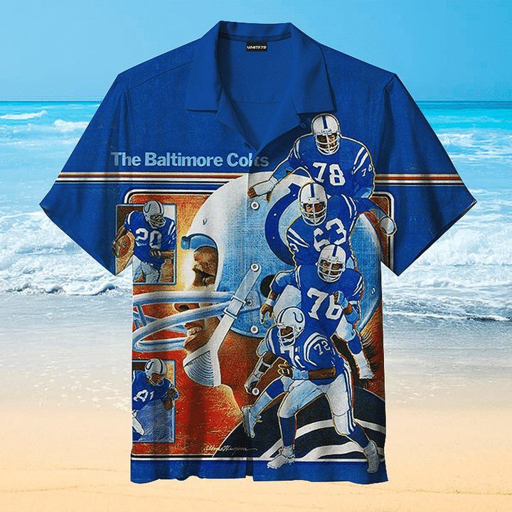Nfl Indianapolis Colts Legends Blue Trendy Hawaiian Shirt Aloha Shirt