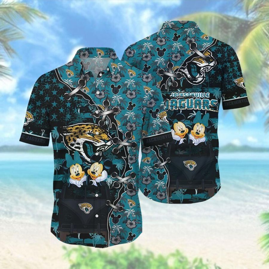 Nfl Jacksonville Jaguars Mickey Daisy Mouse Trendy Hawaiian Shirt Aloha Shirt