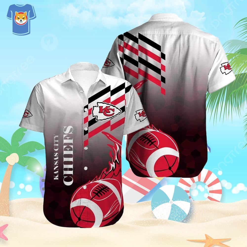 NFL Kansas City Chiefs Hawaiian Shirt Beach Gift For Friend