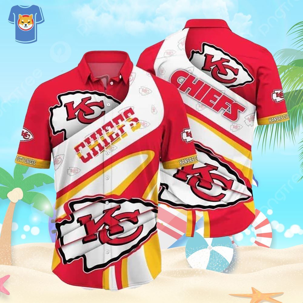 NFL Kansas City Chiefs Hawaiian Shirt Gift For Football Fans