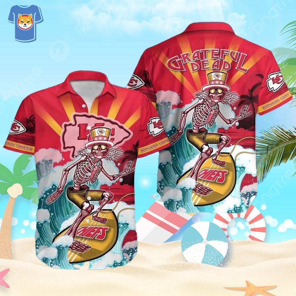 NFL Kansas City Chiefs Hawaiian Shirt Gift For Sports Enthusiast