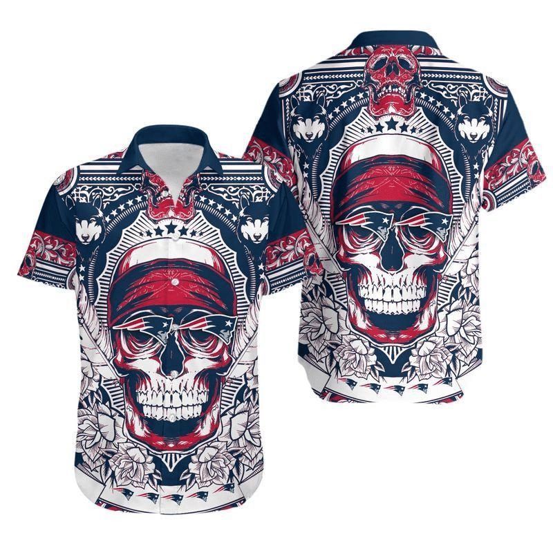 Nfl New England Patriots Special Skull Trendy Hawaiian Shirt Aloha Shirt