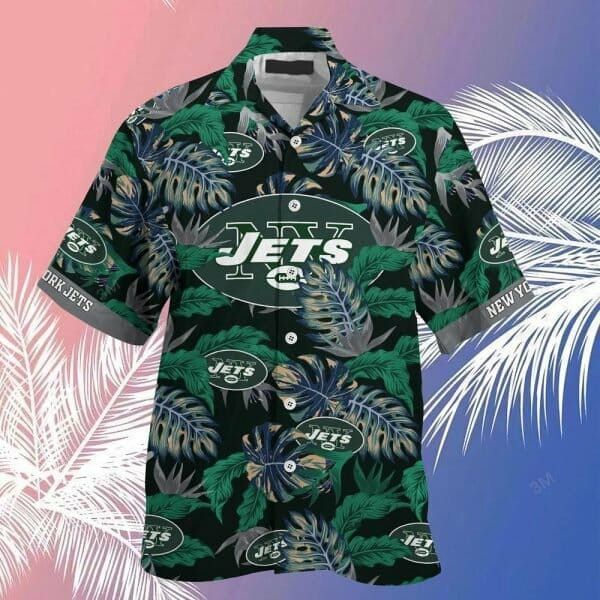 Nfl New York Jets Green Trendy Hawaiian Shirt Aloha Shirt