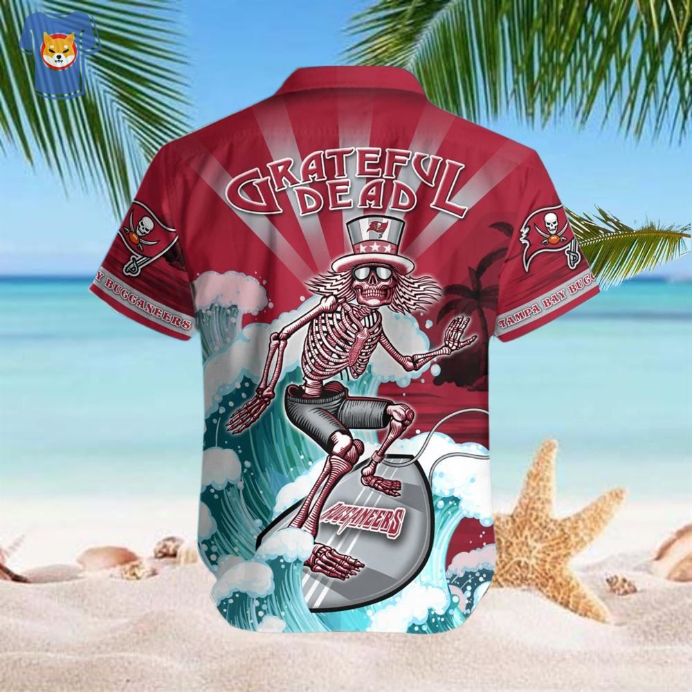 NFL Tampa Bay Buccaneers Grateful Dead Hawaiian Shirt