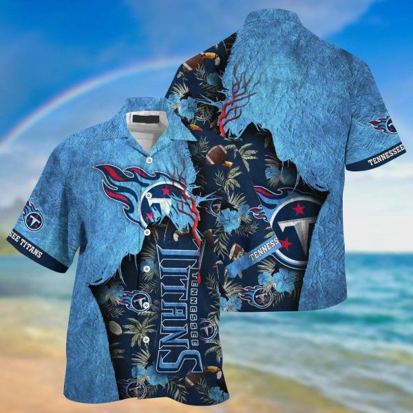 Nfl Tennessee Titans Flowers Navy Blue Trendy Hawaiian Shirt V2 Aloha Shirt Nfl Tennessee Titans Flowers Navy Blue Trendy Hawaiian Shirt V2 Aloha Shirt