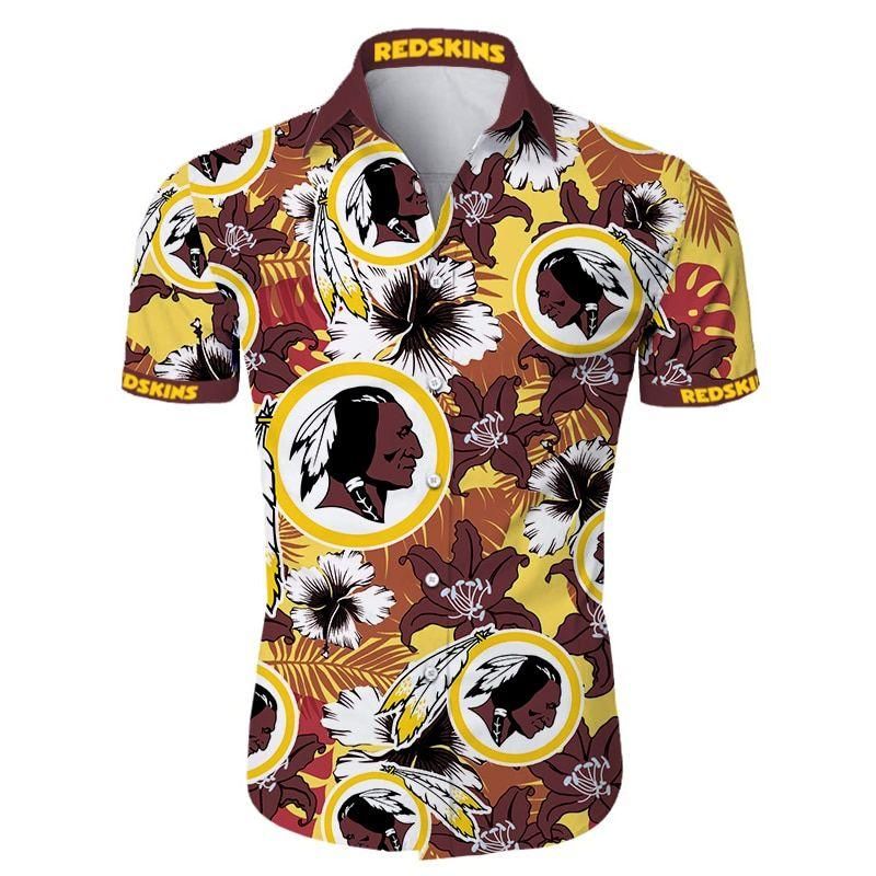 NFL Washington Football Team Hawaiian Shirt: Short Sleeve, Perfect for Fans