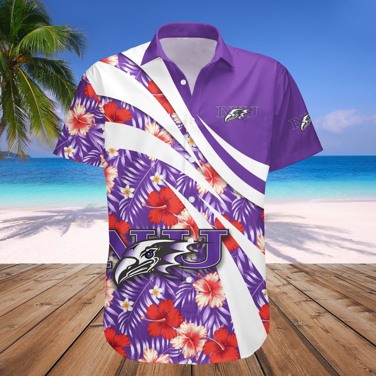 Niagara Purple Eagles Hawaii Shirt Hibiscus Sport Style – NCAA