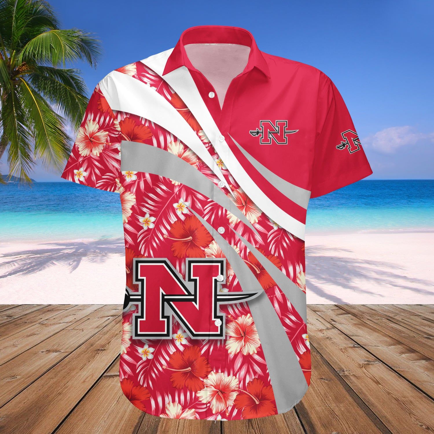 Nicholls Colonels Hawaii Shirt Hibiscus Sport Style – NCAA