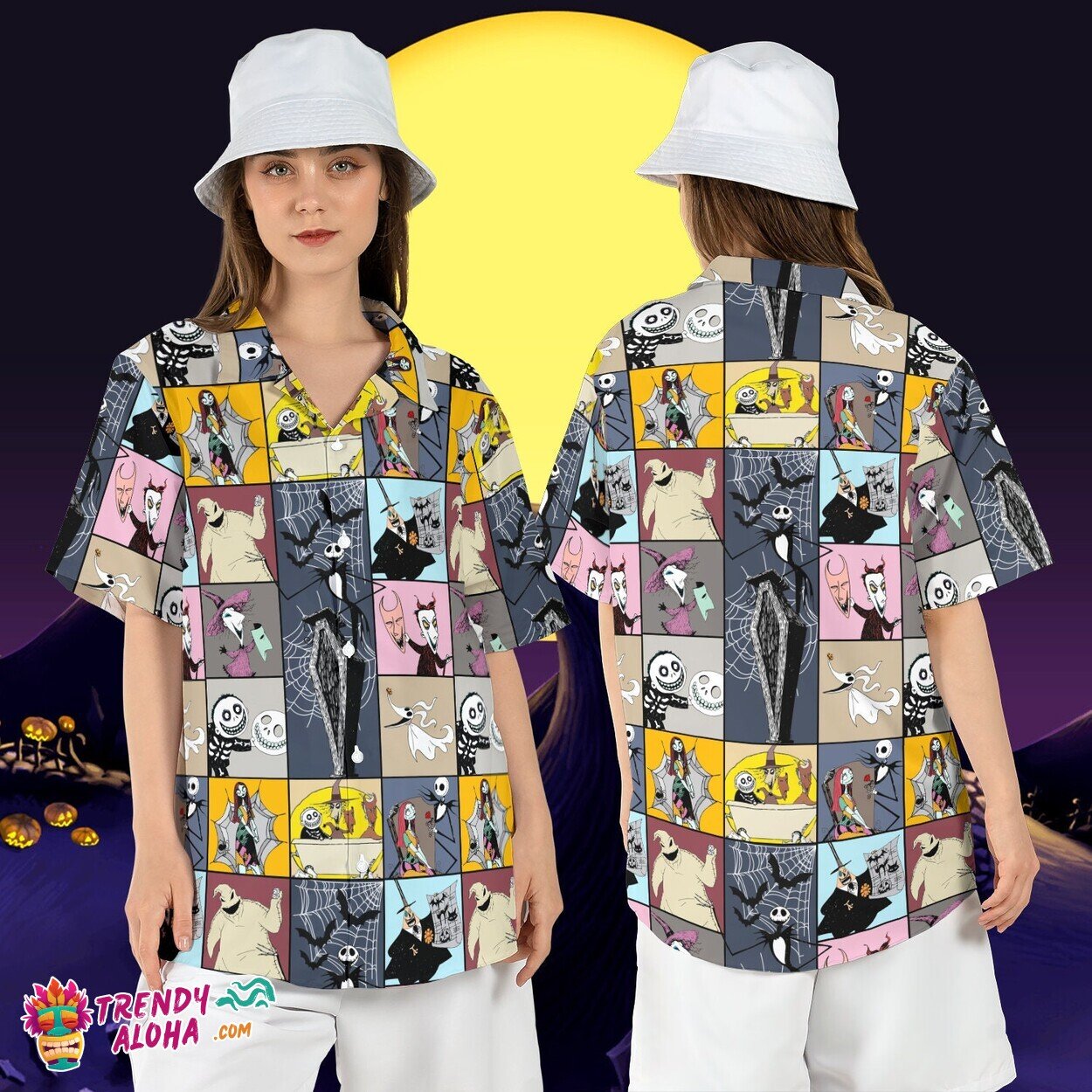 Nightmare Before Xmas Jack Sally Oogie Boogie Halloween Top
