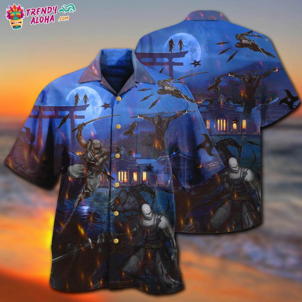 Ninja Overnight Hawaiian Shirt – Trendy Aloha