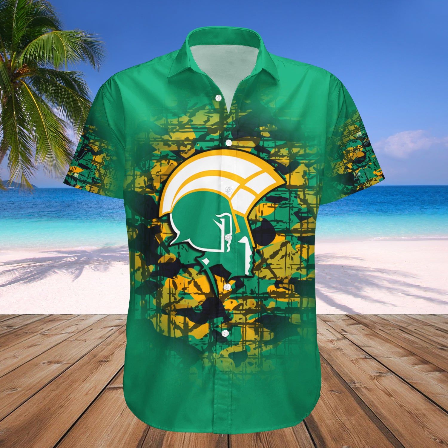 Norfolk State Spartans Hawaii Shirt Camouflage Vintage – NCAA