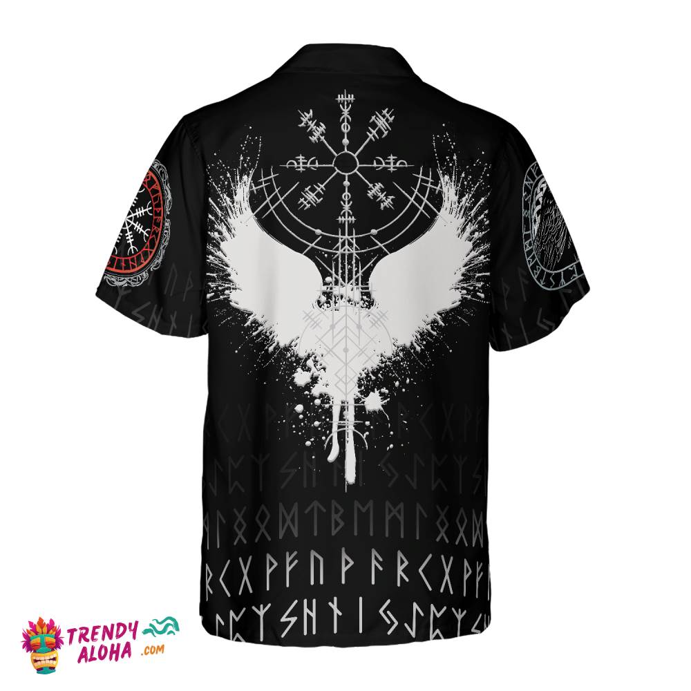 Norse Mythology The Raven Of Odin Hawaiian Shirt