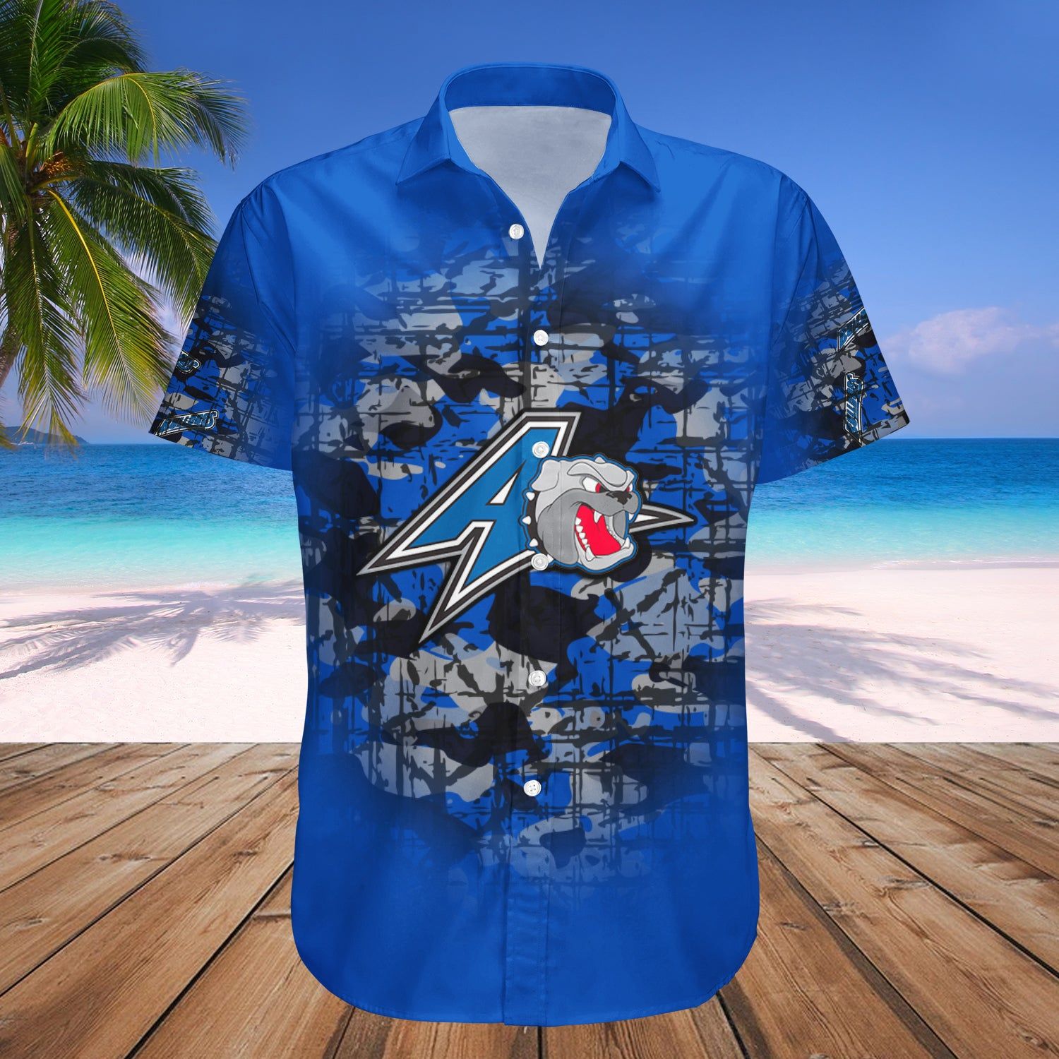 North Carolina Asheville Bulldogs Hawaii Shirt Camouflage Vintage – NCAA