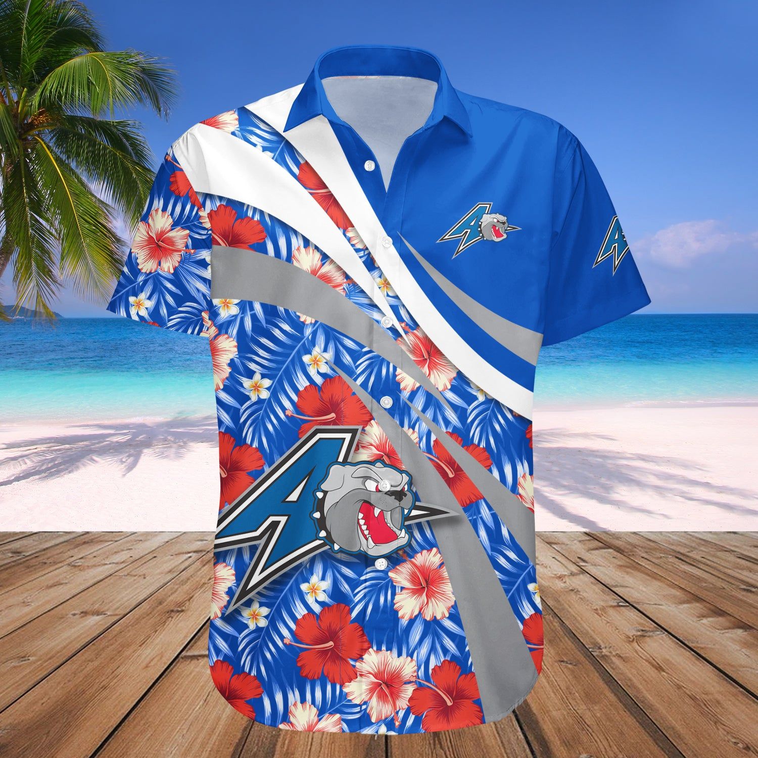 North Carolina Asheville Bulldogs Hawaii Shirt Hibiscus Sport Style – NCAA