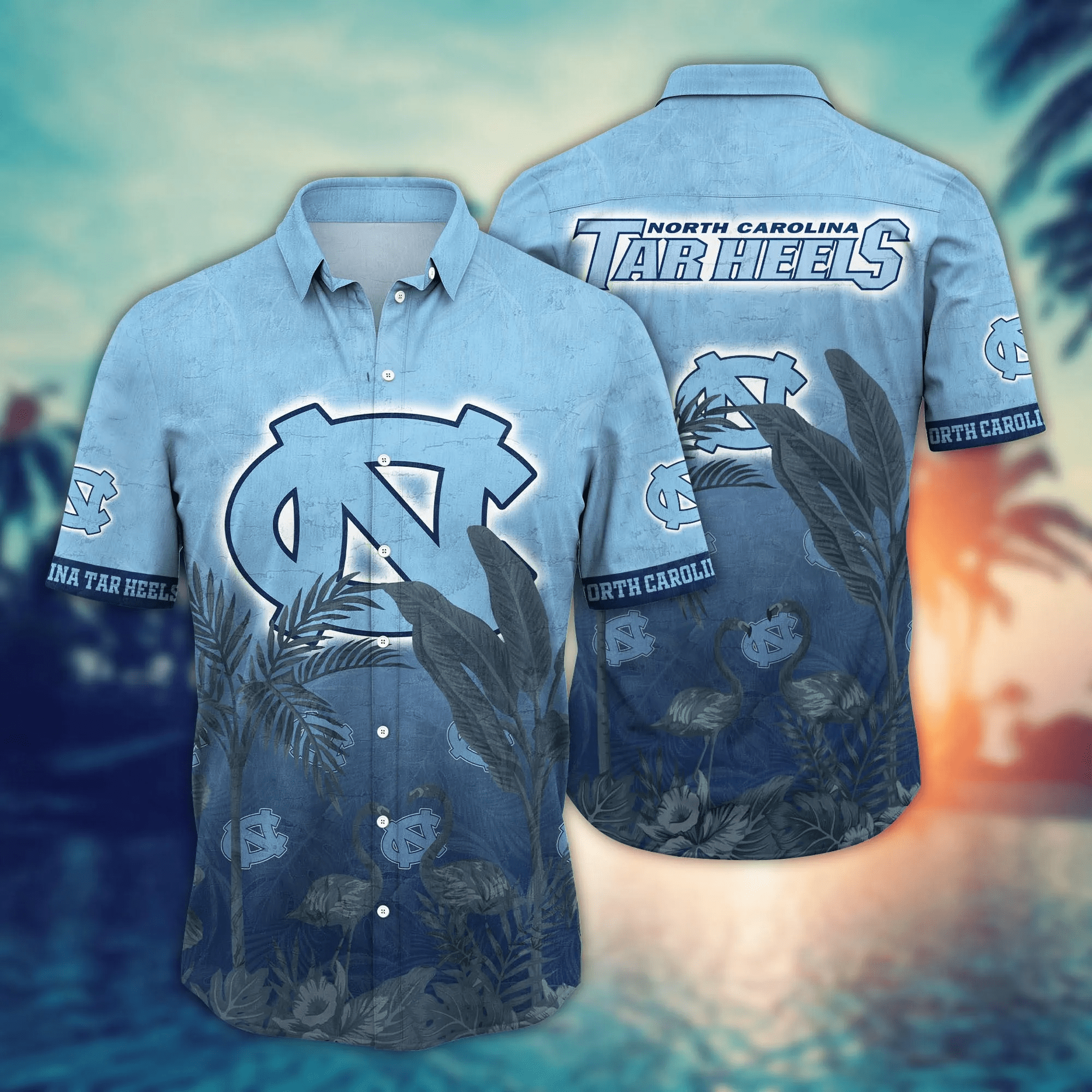 North Carolina Tar Heels NCAA Hawaiian Shirt Brightnesstime Aloha Shirt North Carolina Tar Heels NCAA Hawaiian Shirt Brightnesstime Aloha Shirt