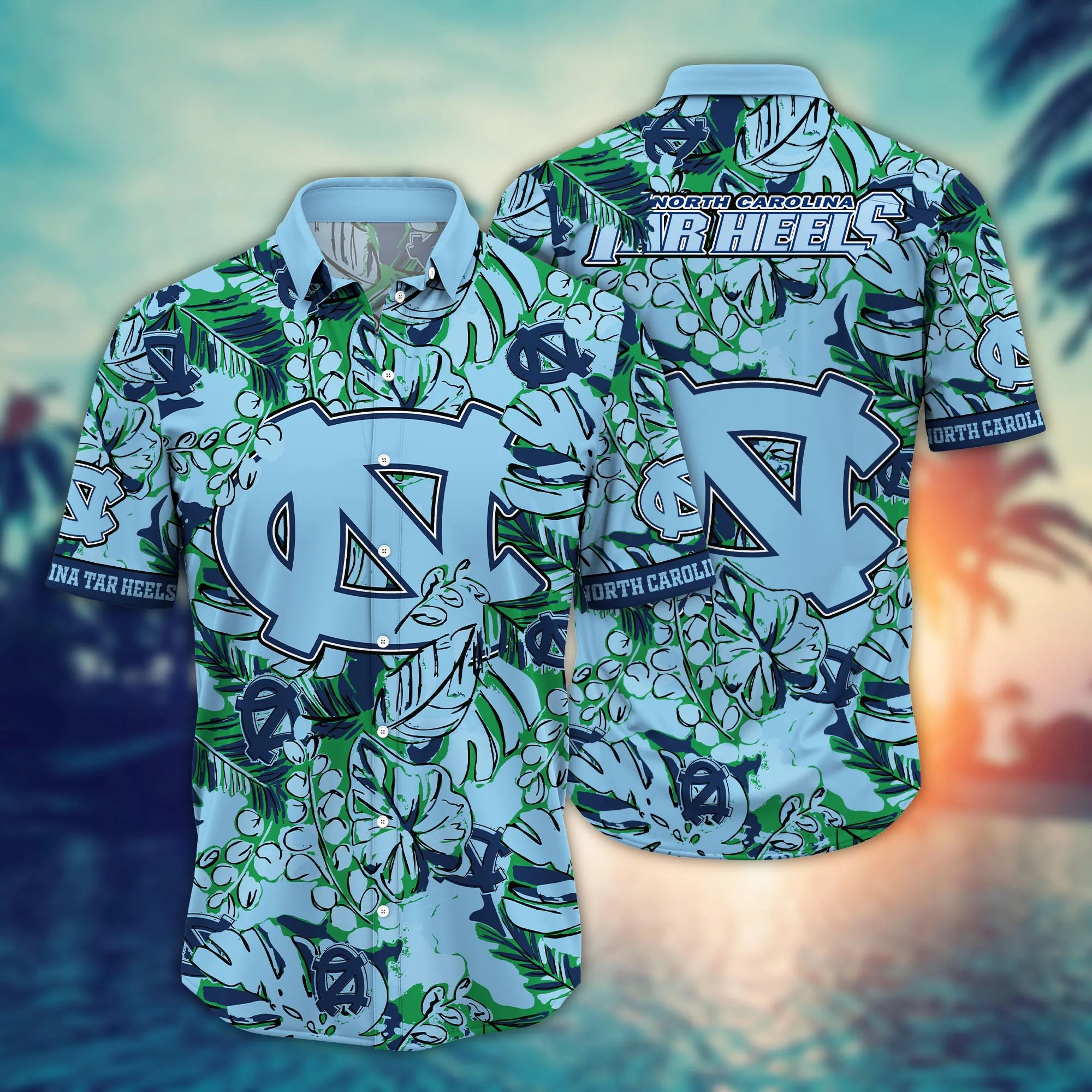 North Carolina Tar Heels NCAA Hawaiian Shirt Dry Season Aloha Shirt