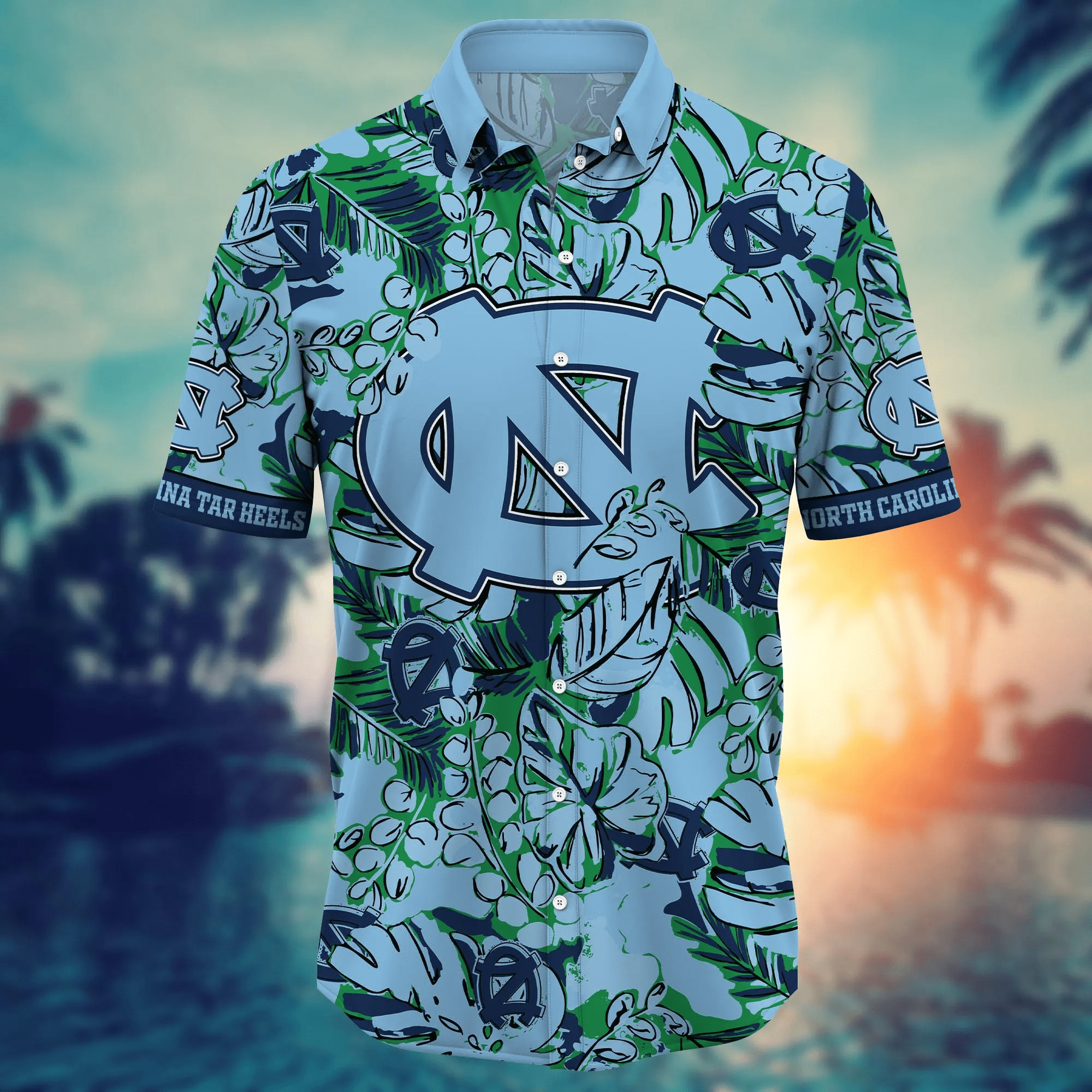 North Carolina Tar Heels NCAA Hawaiian Shirt Dry Season Aloha Shirt