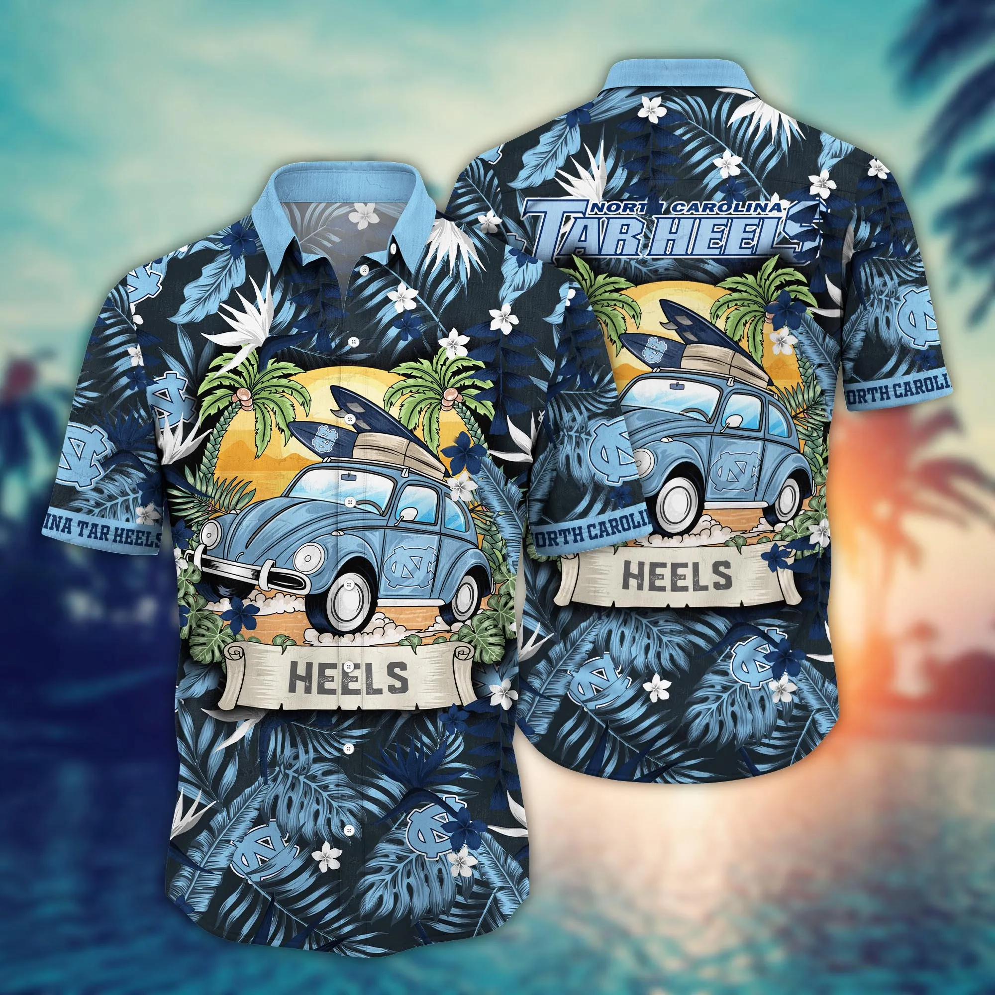 North Carolina Tar Heels NCAA Hawaiian Shirt Festivalstime Aloha Shirt North Carolina Tar Heels NCAA Hawaiian Shirt Festivalstime Aloha Shirt