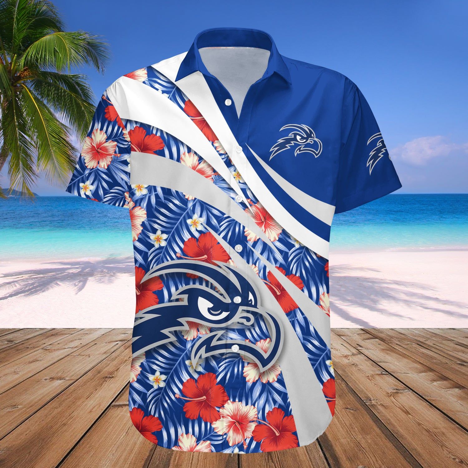 North Florida Ospreys Hawaii Shirt Hibiscus Sport Style – NCAA