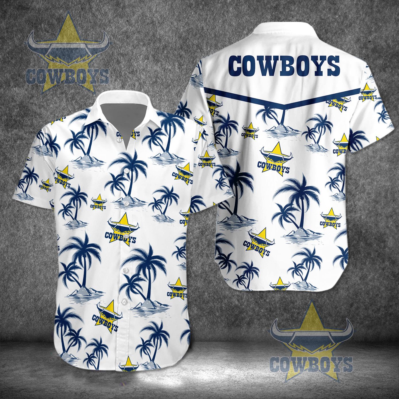 North Queensland Cowboys NRL Hawaiian Shirt Ultimate Fan Look