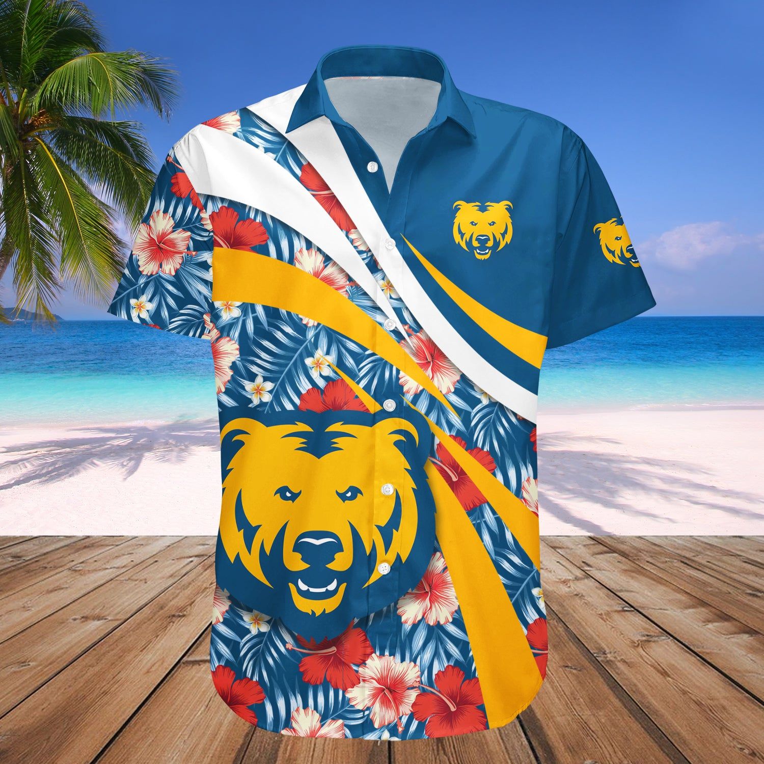 Northern Colorado Bears Hawaii Shirt Hibiscus Sport Style – NCAA