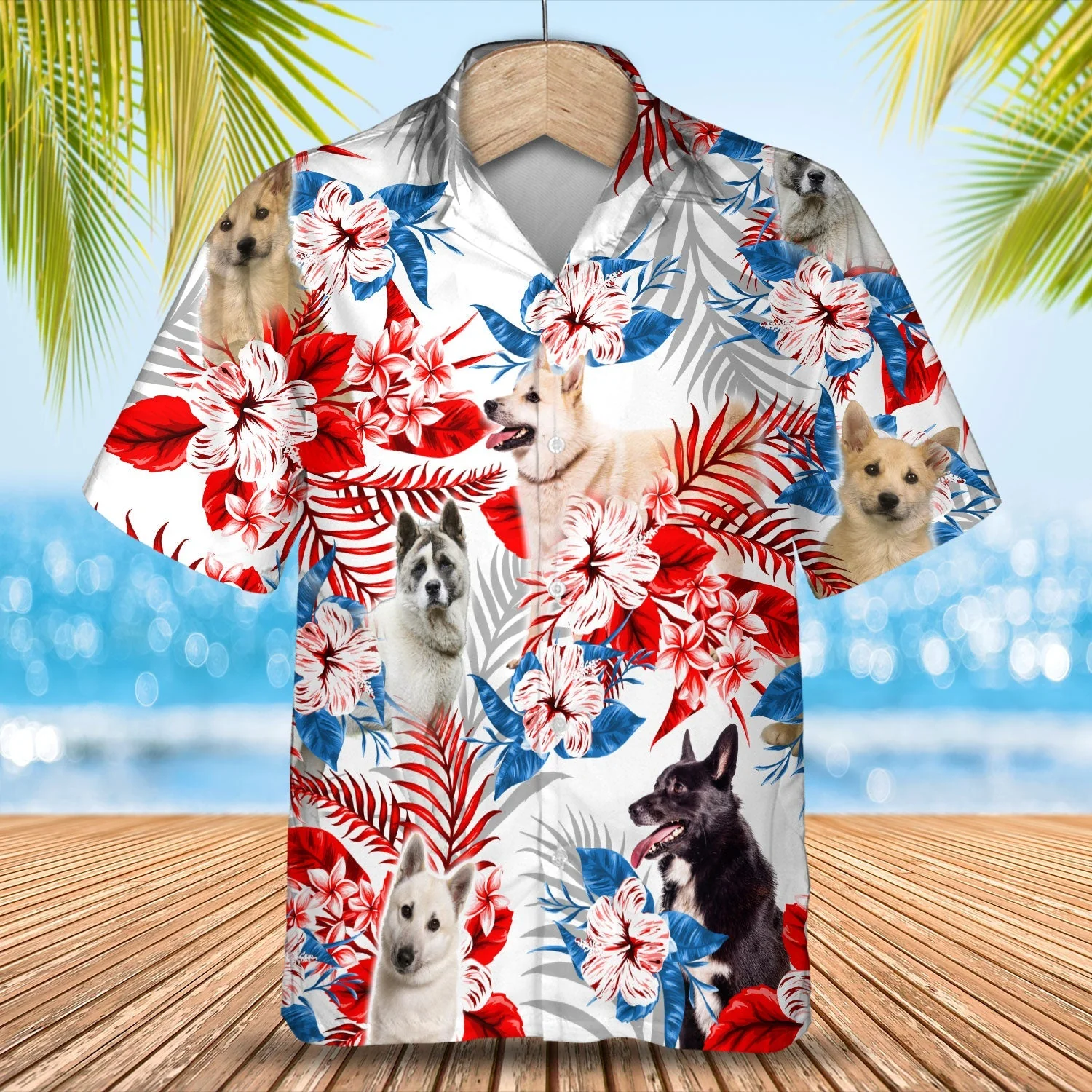 Norwegian Buhund Trendy Hawaiian Shirt – Summer Aloha Shirt, Trendy Hawaiian Shirt For Men And Women
