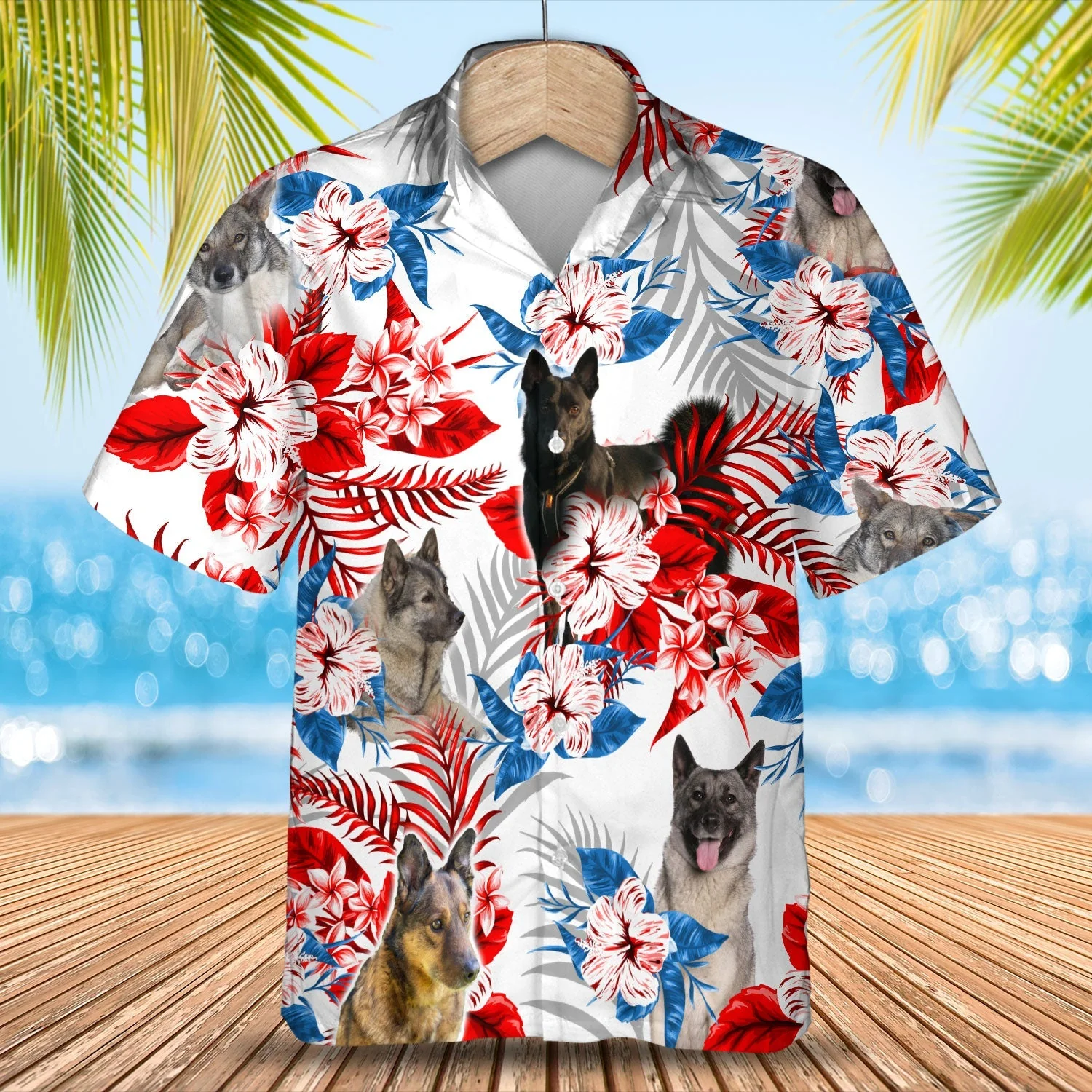 Norwegian Elkhound Trendy Hawaiian Shirt – Summer Aloha Shirt, Trendy Hawaiian Shirt For Men And Women