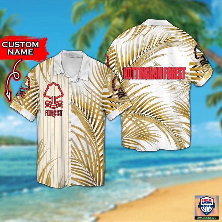 Nottingham Forest Fc Custom Name Edition Trendy Hawaiian Shirt Aloha Shirt