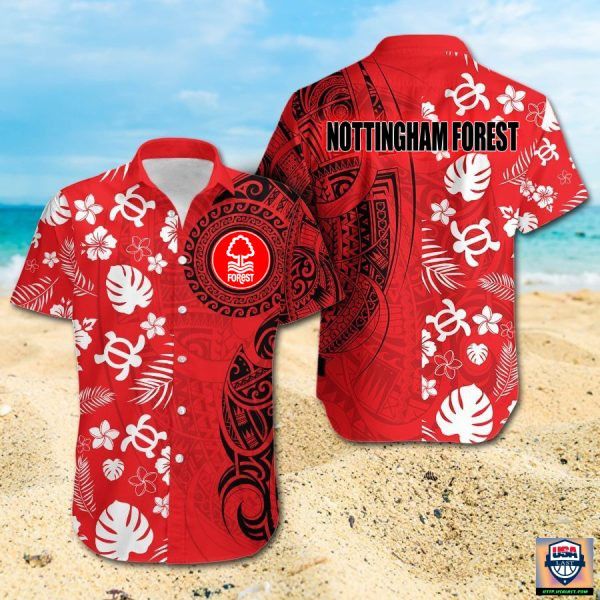 Nottingham Forest Fc Red Style Hawaiian Shirt