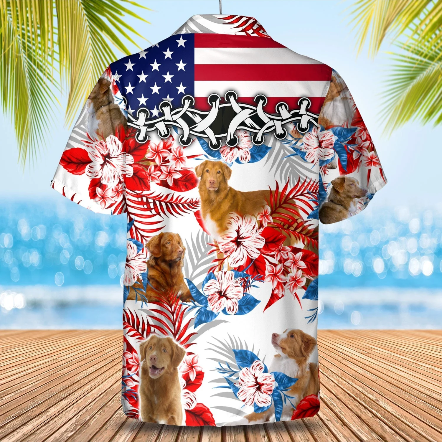 Nova Scotia Duck Tolling Retriever Trendy Hawaiian Shirt – Summer Aloha Shirt, Trendy Hawaiian Shirt For Men And Women