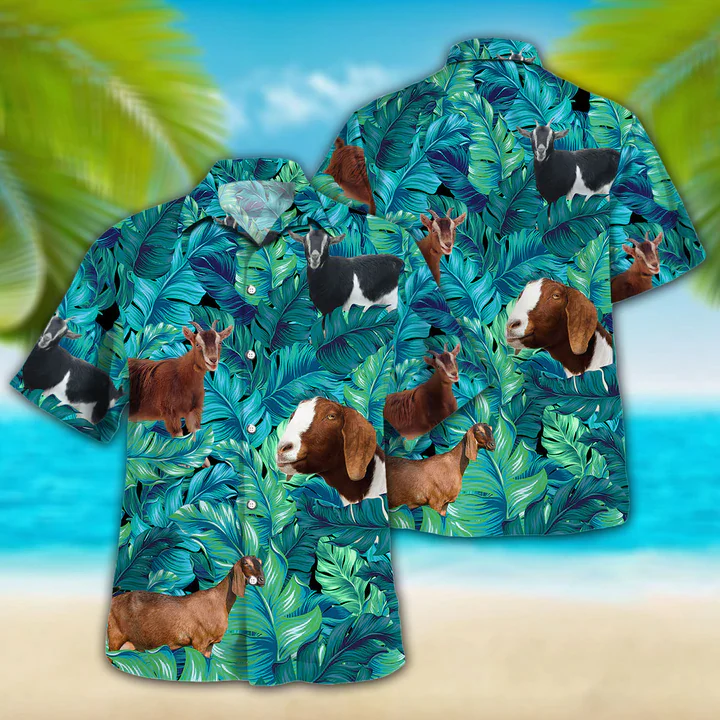 Nubian Goat Lovers Trendy Hawaiian Shirt, Trendy Hawaiian Shirt Vintage Flower, Short Sleeve Hawaiian Aloha Shirt For Men, Women Nubian Goat Lovers Trendy Hawaiian Shirt, Trendy Hawaiian Shirt Vintage Flower, Short Sleeve Hawaiian Aloha Shirt For Men, Women