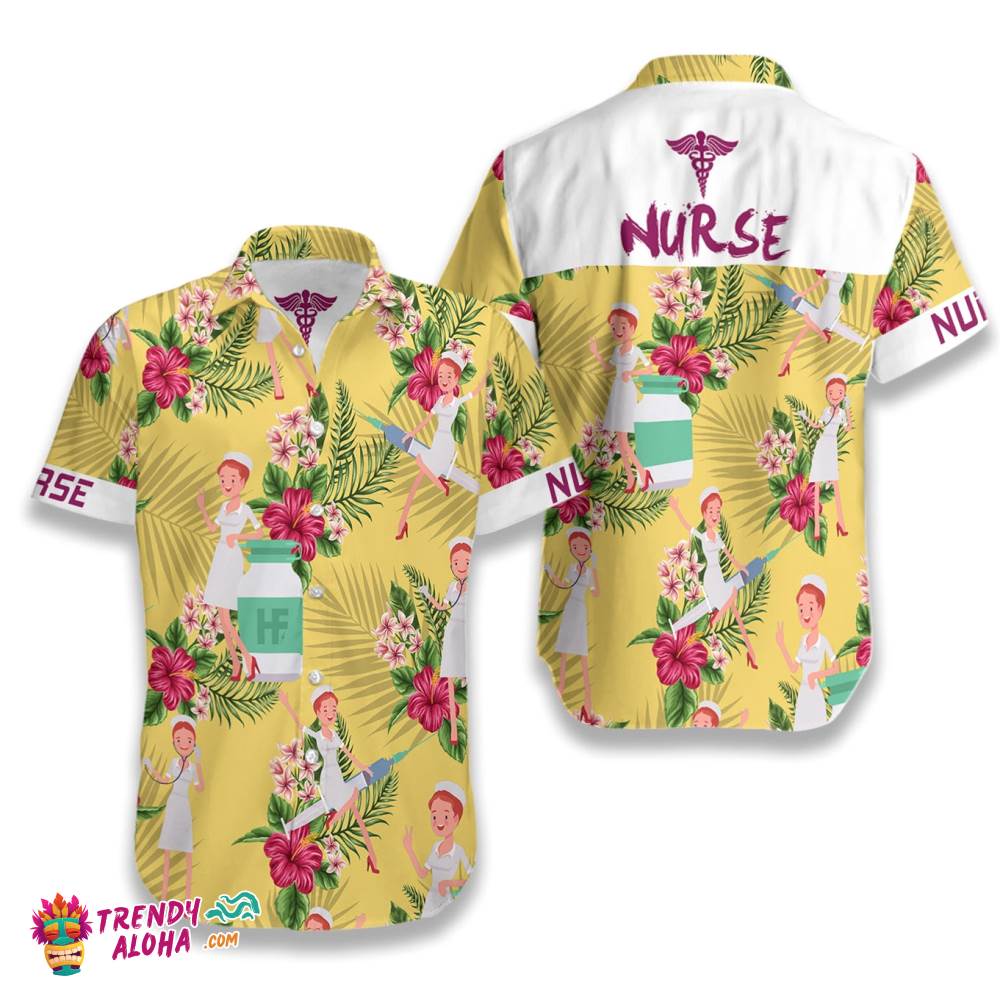 Nurse Hawaiian Shirt Nurse Hawaiian Shirt
