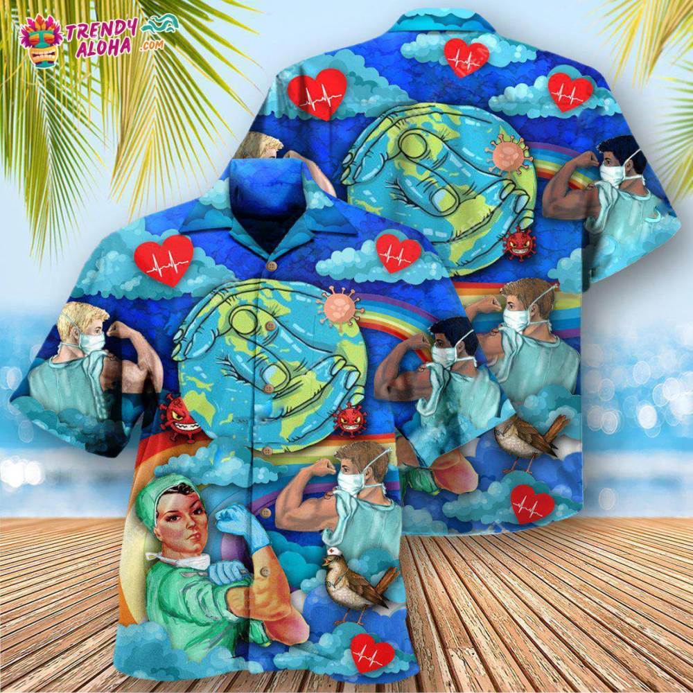 Nurse Never Underestimate Who Survived Hawaiian Shirt – Trendy Aloha