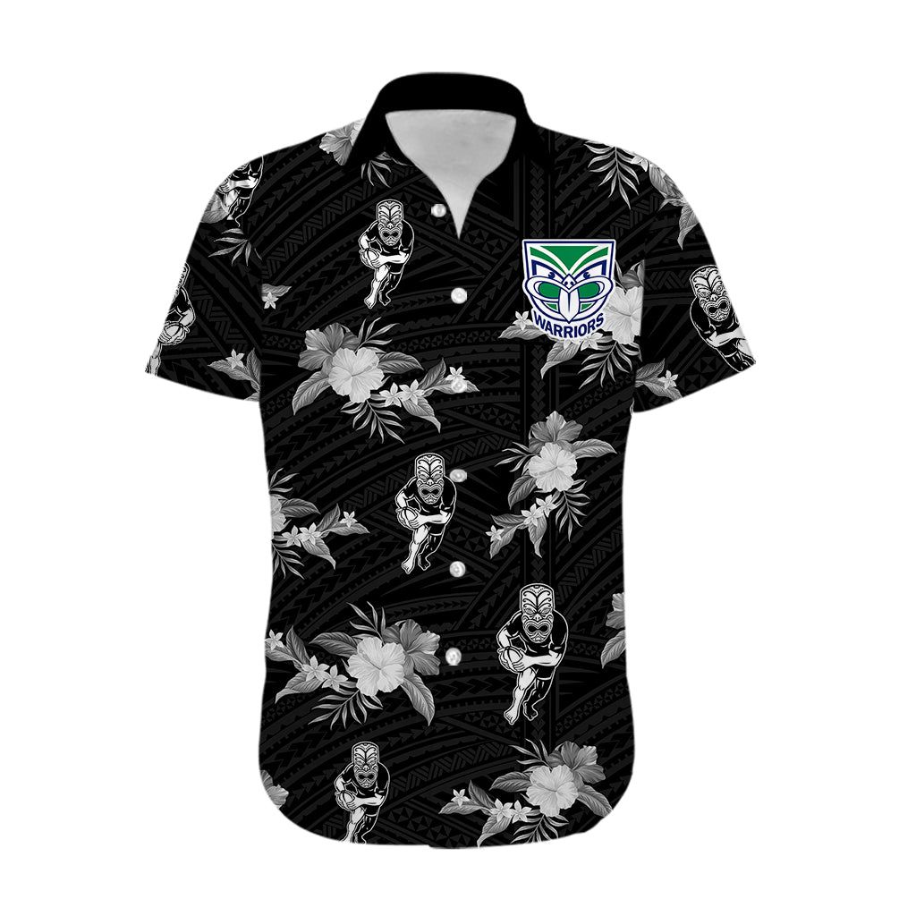 NZ Warriors 2023 NRL Hawaiian Personalized Warrior’s Dance Shirt