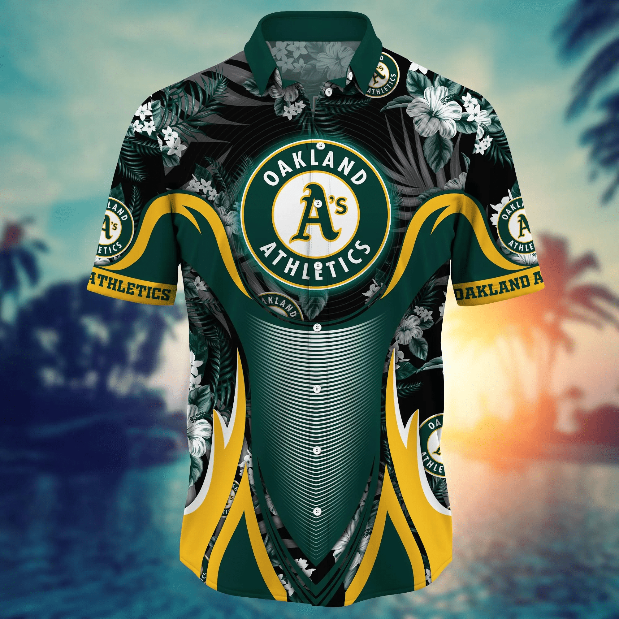 Oakland Athletics MLB Hawaiian Shirt August Aloha Shirt