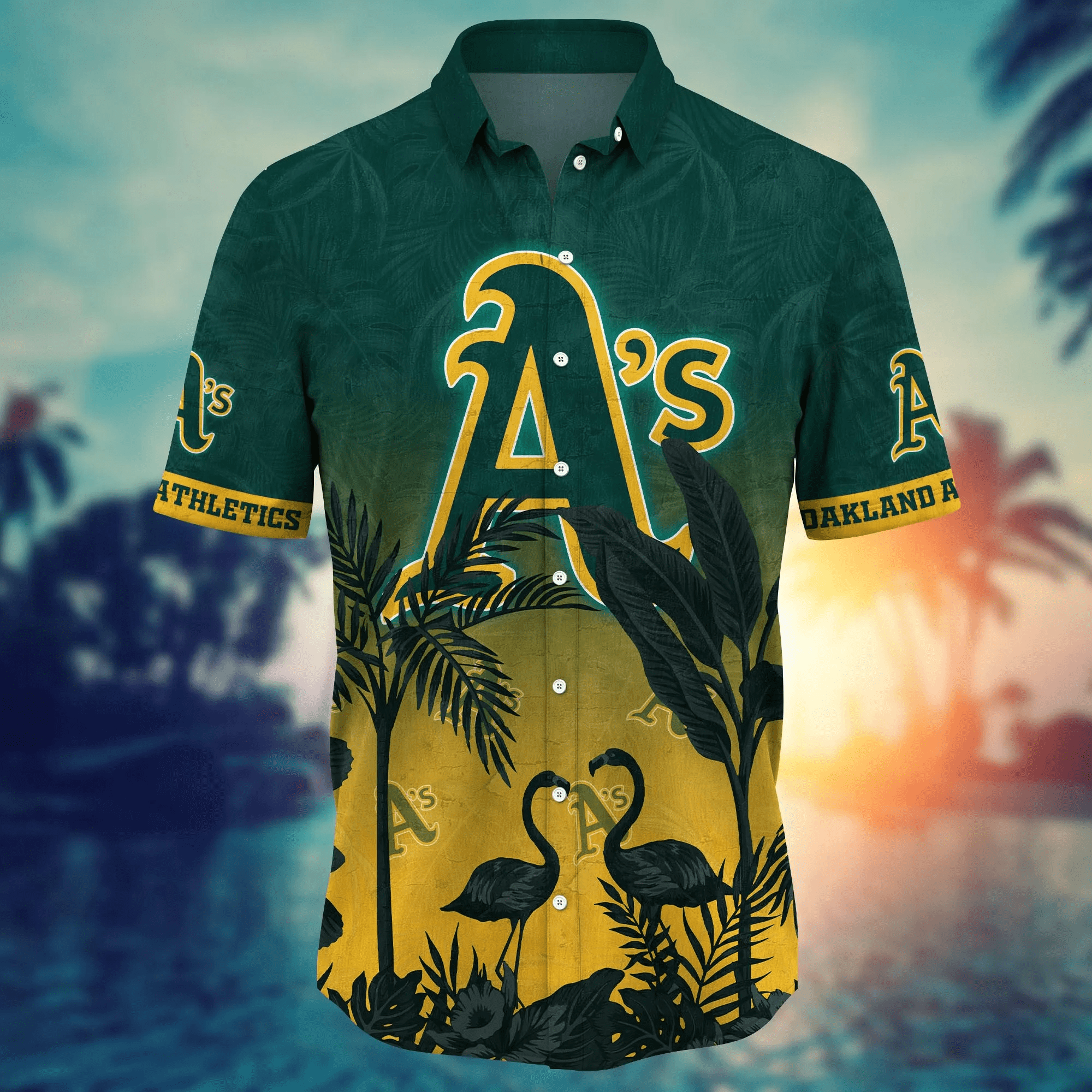 Oakland Athletics MLB Hawaiian Shirt Summer Fruitstime Aloha Shirt