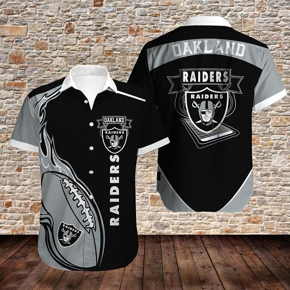 Oakland Raiders Limited Edition Hawaiian Shirt Trendy Aloha Design Ver 4