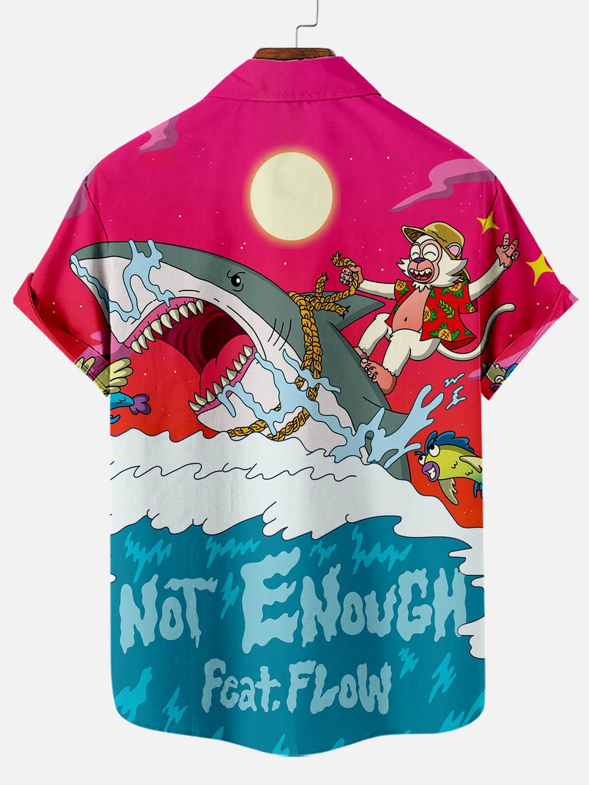 Ocean Predator: Great White Shark Hawaiian Shirt