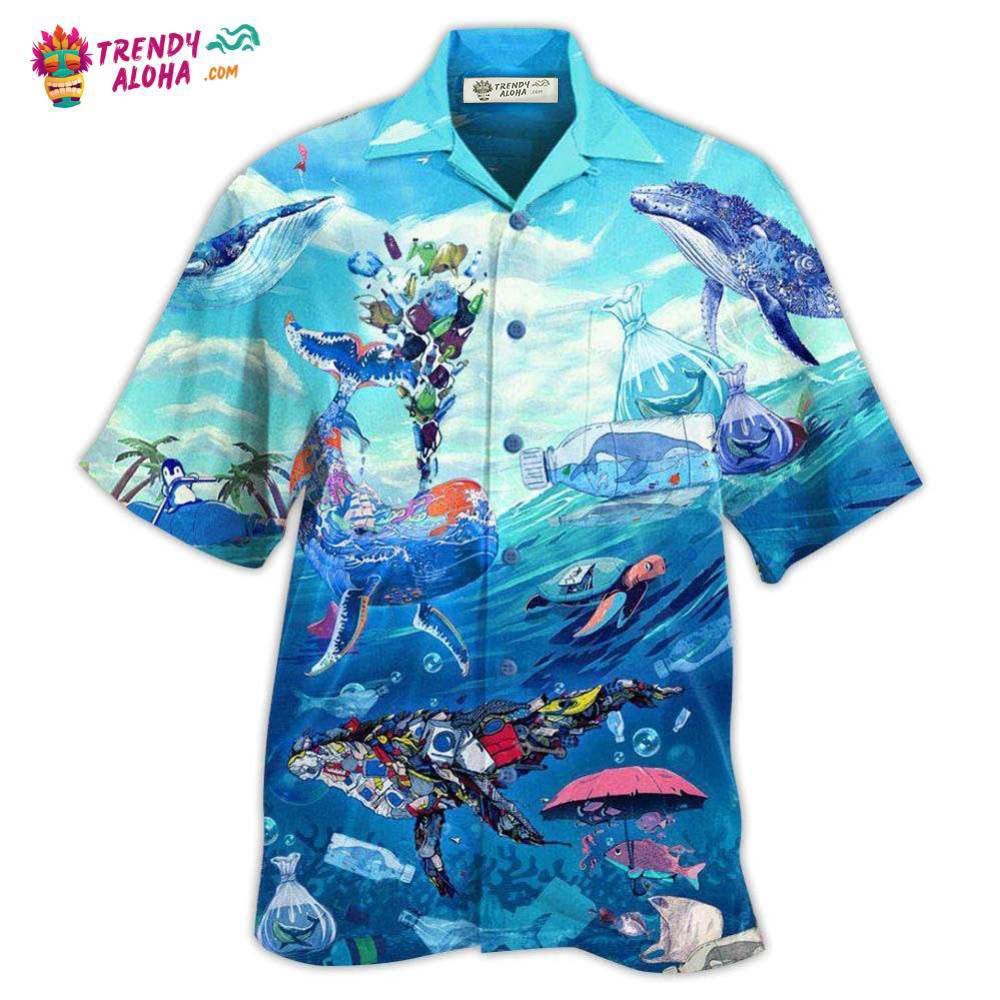 Ocean Save The Ocean Hawaiian Shirt – Trendy Aloha Ocean Save The Ocean Hawaiian Shirt – Trendy Aloha