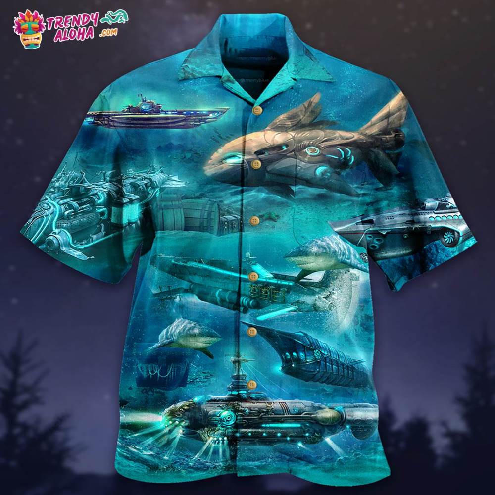 Ocean Submarine Love Ocean Hawaiian Shirt – Trendy Aloha