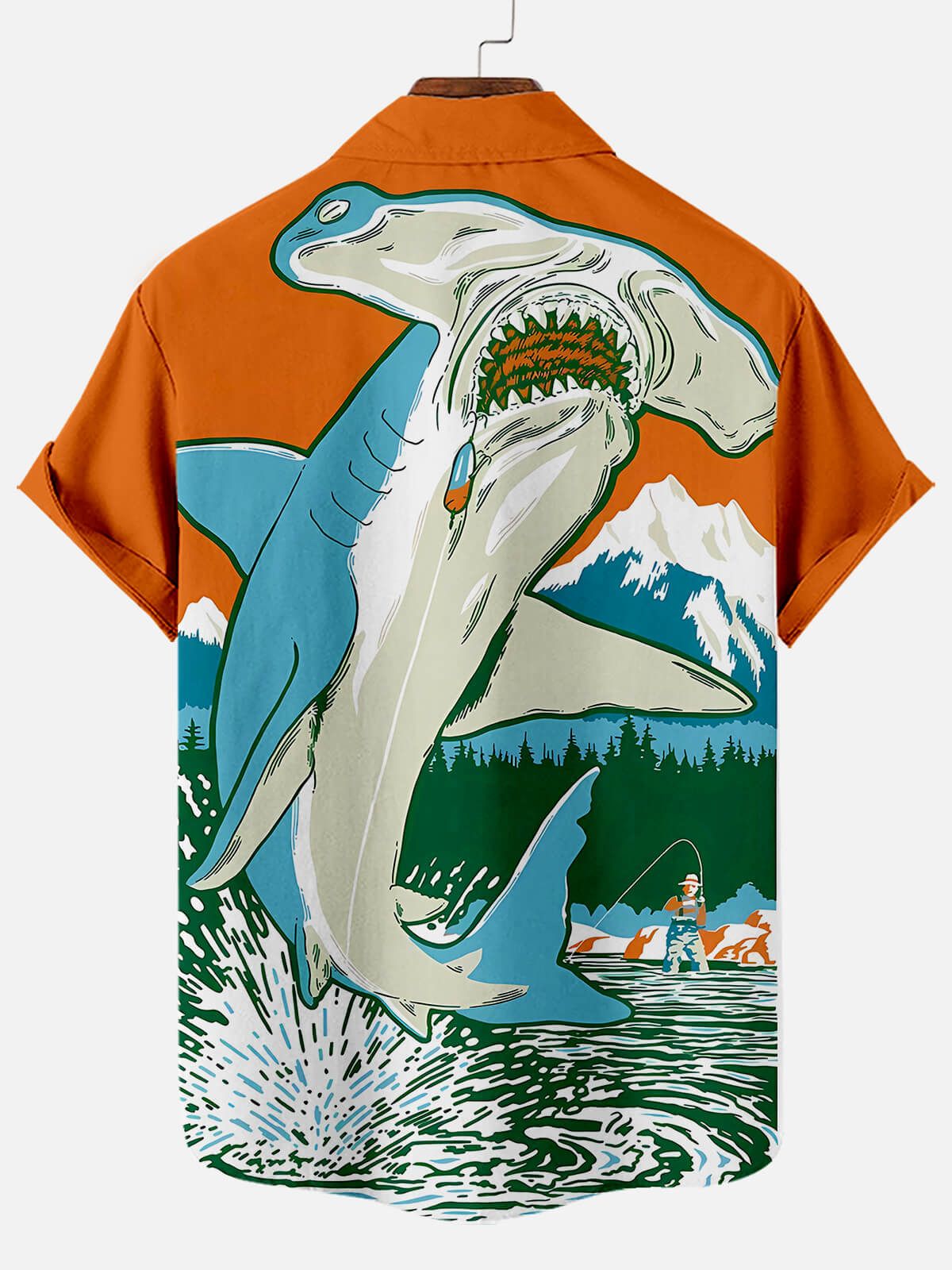 Oceanic Predators: Shark Theme Hawaiian Shirt