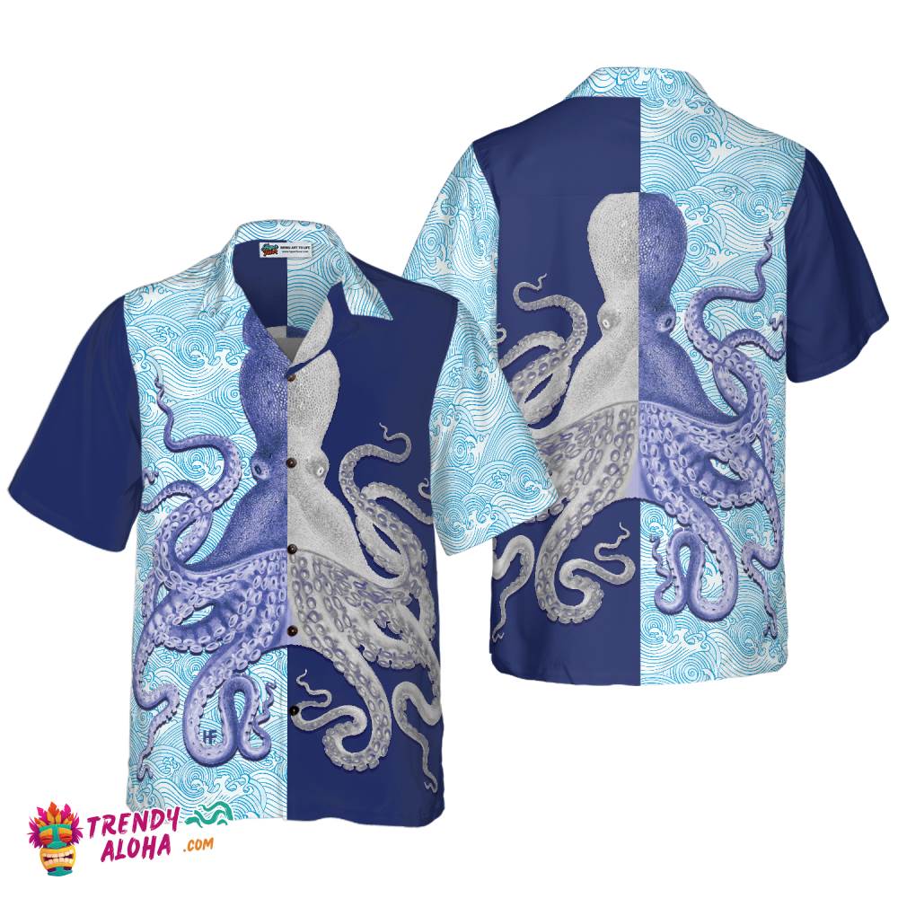 Octopus Hawaiian Shirt Octopus Hawaiian Shirt
