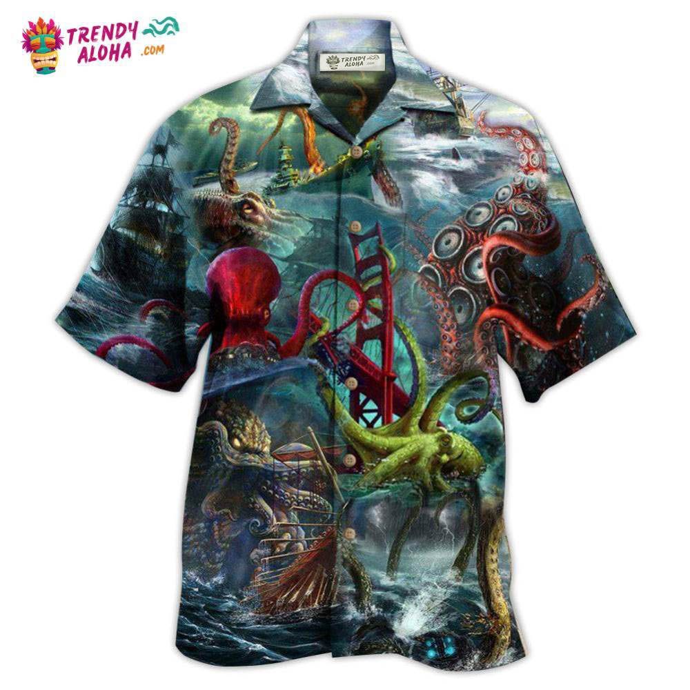 Octopus Seas The Day Just Like The Octopus Hawaiian Shirt – Trendy Aloha