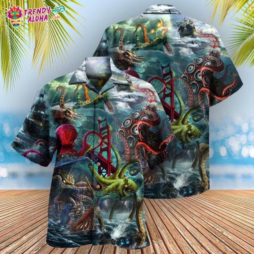 Octopus Seas The Day Just Like The Octopus Hawaiian Shirt – Trendy Aloha