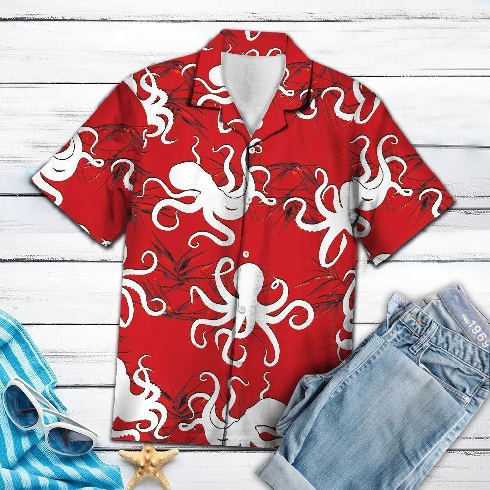 Octopus Trendy Hawaiian Shirt